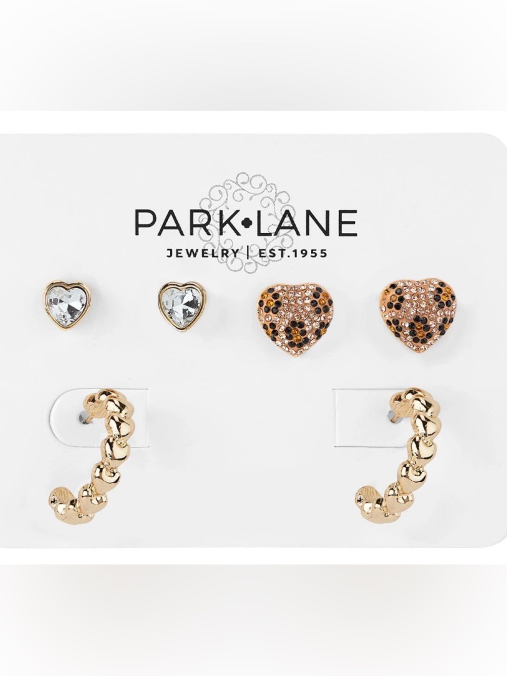 Park Lane Fierce heart Earring Set